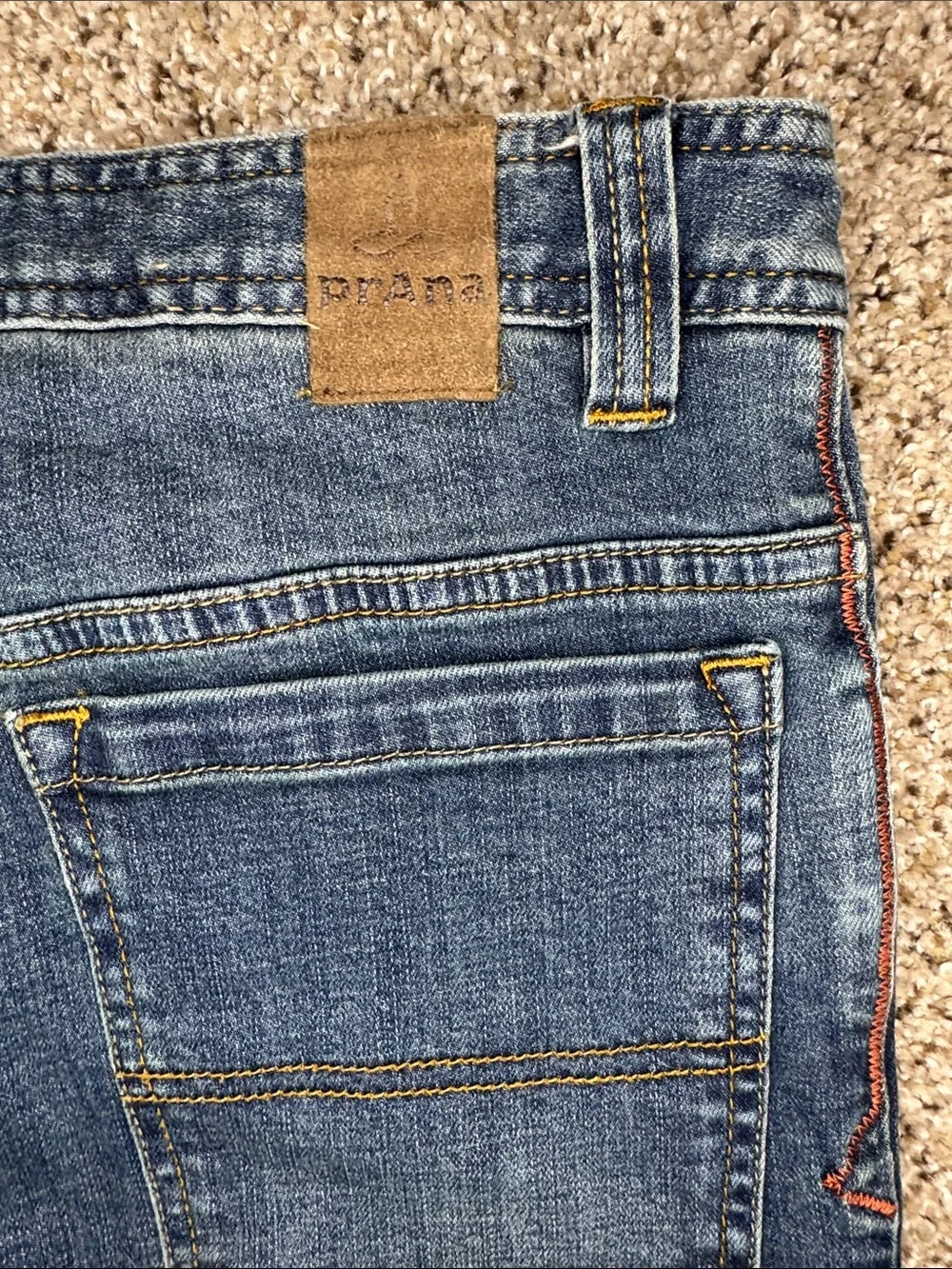 Prana Classic Straight-Leg Jeans in Blue